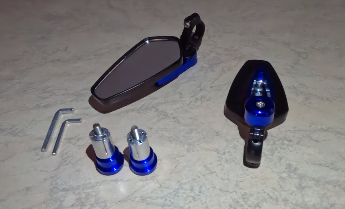 Specchietti Retrovisori⚫🔵🟠 per Scooter🛵 e Moto🏍️ Universali